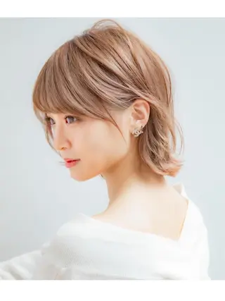 ミディアム ☘️Lond ☘️高嶋 優のヘアスタイル