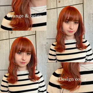 セミロング カラー 理想実現/ カラー特化🧸こころのヘアスタイル