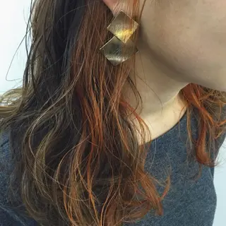 ミディアム カラー ニシオカ タクヤのヘアスタイル