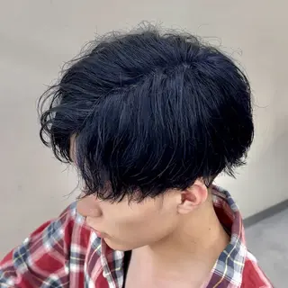 カラー ヘアアレンジ メンズ 梅田/メンズパーマ /短髪/田中崇奨のヘアスタイル