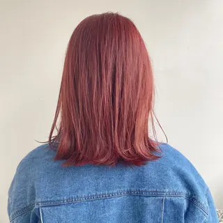 ミディアム カラー 中屋恵美🎨 Designカラーのヘアスタイル