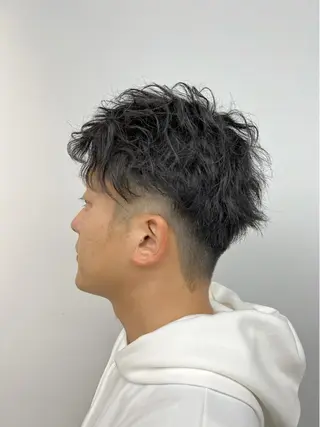 ショート パーマ メンズ 代表 YUKI ☆のヘアスタイル