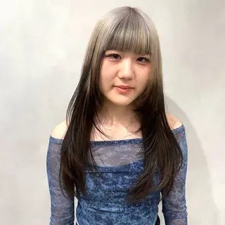 カラー デザインカラー/パー マ🦖外岡咲希🦖のヘアスタイル