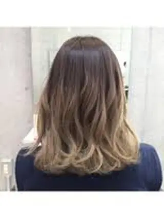 セミロング 髪質改善サロン 福田昌子のヘアスタイル