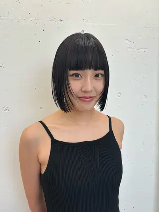 ショート 夕羽夢🍓矢場/ 透明感カラーのヘアスタイル