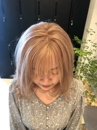 セミロング パーマ/ボブ 似合わせヘア/ショウのヘアスタイル