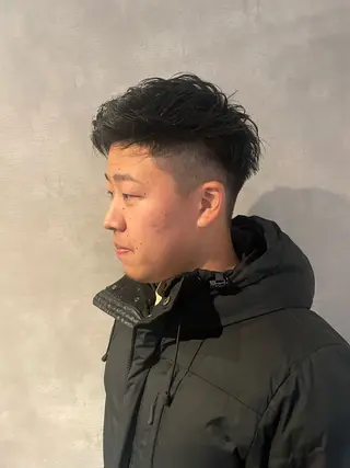 メンズ フリーランスシェアサロンルレイル所属・心斎橋/メンズ /ルレイル/地形真希のヘアスタイル