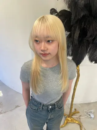 ロング カラー MIRROR eyelashes eyebrows所属・ユウナ ︎︎‪ MIRRORのマツエク・マツパデザイン