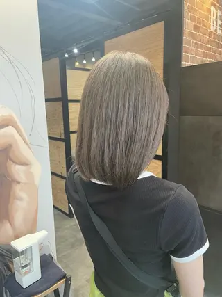 ミディアム カラー 韓国レイヤー/髪質 改善/縮毛🤍吉田のヘアスタイル