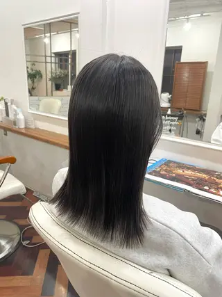 ミディアム mopa所属・mopa_kaede 暖色カラー/ロングのヘアスタイル