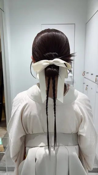 ヘアアレンジ 🎀優姫 🎀  韓国レイヤーのヘアスタイル