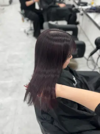 セミロング カラー 🎀愛されgirly ヘア🫧Ayakaのヘアスタイル