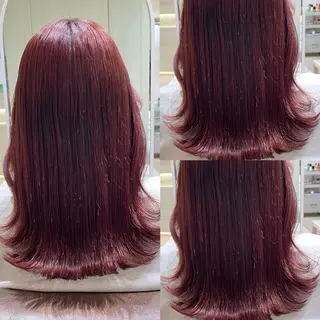ミディアム カラー 艶カラー🩵中久保 舞優🩵のヘアスタイル