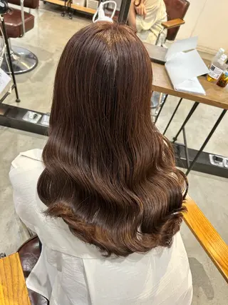 ロング 💞梅田髪質改善💞 ストレート/カラーのヘアスタイル