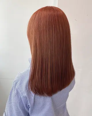 ロング カラー ヘアアレンジ 韓国風🤍グレ ージュ🤍たくみのヘアスタイル