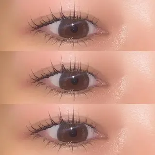 マツエク・マツパ 肌に馴染むハイトーン /ミルクティーカラーのヘアスタイル