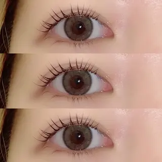 マツエク・マツパ 肌に馴染むハイトーン /ミルクティーカラーのヘアスタイル