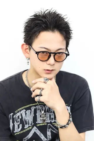 ショート ヘアアレンジ メンズ メンズ特化🧞‍♂️ ASHU🧞‍♂️のヘアスタイル