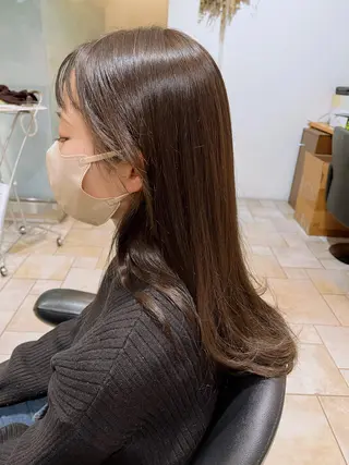 ロング カラー レイヤー/暖色/ 髪質改善/永礼芳果のヘアスタイル