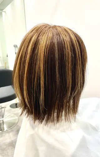 ショート カラー ヘアアレンジ 💝似合わせカット& カラーUruna💝のヘアスタイル