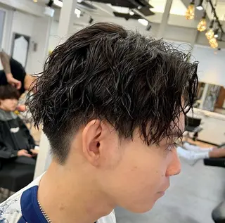 パーマ メンズ WAVEY ft.fifth所属・横浜メンズカット パーマ/ショウゴのヘアスタイル