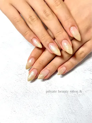 ネイル private beauty salon &所属・＆草津店 田中 歩のネイルデザイン