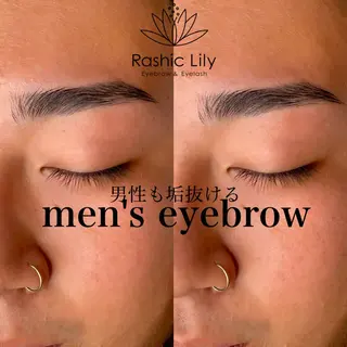 メンズ アイブロウ 心斎橋🤍韓国.美眉 パリジェンヌ R..のマツエク・マツパデザイン