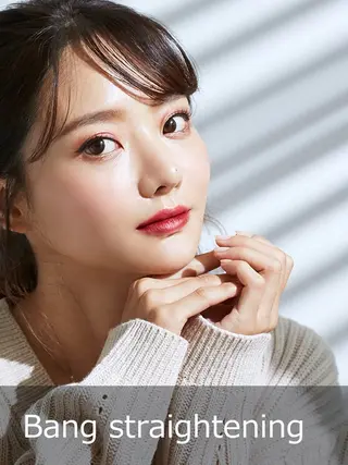 ミディアム 斉木 彩のヘアスタイル