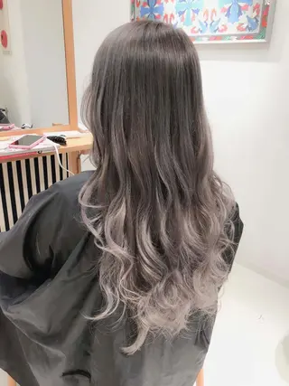 ロング カラー Days 透明感カラーのヘアスタイル