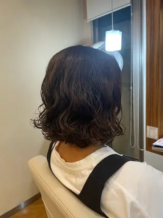 ショート パーマ 本多 美羽のヘアスタイル