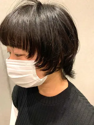 ショート ブリーチなしWカラー /地毛風/小林凪沙のヘアスタイル