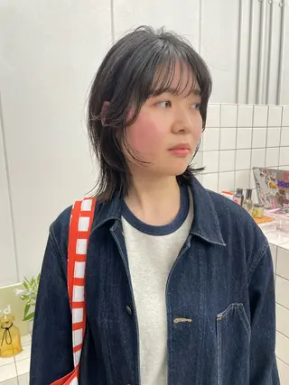 ミディアム 関 京磨のヘアスタイル