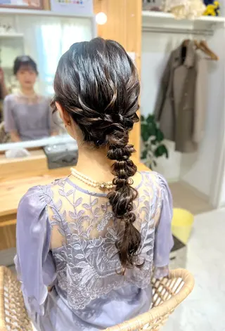 ロング ヘアセット/金山 佐野 妃都美のヘアスタイル