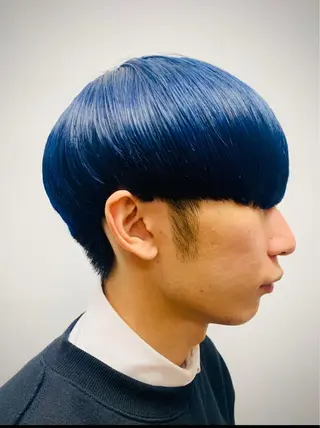 ミディアム カラー メンズ KAH所属・Koichi Satoのヘアスタイル