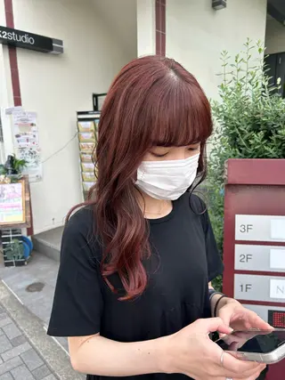 セミロング カラー 艶カラー/耳つぼ/ 渡辺奈緒のその他イメージ