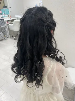 セミロング ヘアアレンジ GINZA Studio S2所属・♥StudioS2 ななみ♥のヘアスタイル