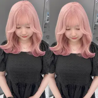 ミディアム 艶髪×ガーリー🎀 渋谷/ririkaのヘアスタイル