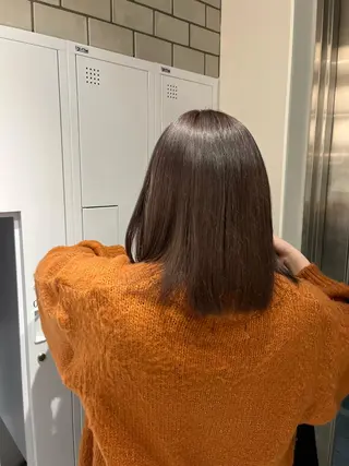 ミディアム aoi ♡グレージュ ・ベージュカラーのヘアスタイル