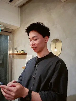 ショート メンズ メンズ特化ショート/ センターパート/福田のヘアスタイル