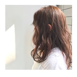 セミロング パーマ 30代からの大人 ショートのヘアスタイル