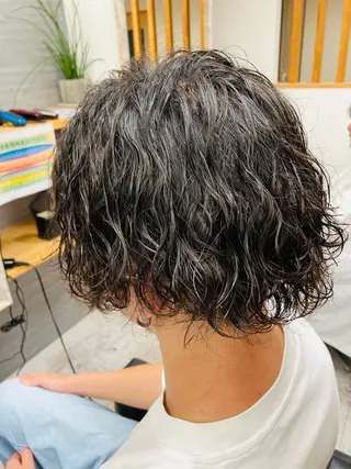 パーマ メンズ メンズ特化/パーマ/ フェードWATARUのヘアスタイル