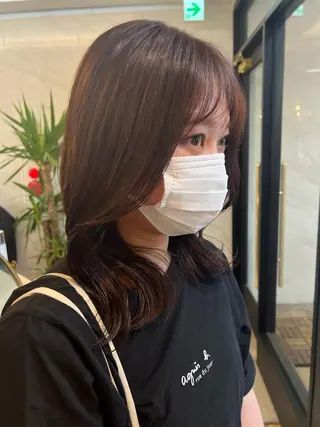 ミディアム 🩶韓国/似合わせ/ さわ🩶のヘアスタイル