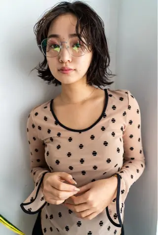 ショート 𝘕𝘰𝘯🪄🫧 〜うる艶カラー〜のヘアスタイル