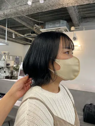 ショート カラー パーマ イージーパーマ募集 平口はのんのヘアスタイル