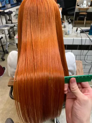 ロング カラー ヘアアレンジ 🌈本物の髪質改善 森田涼平のヘアスタイル