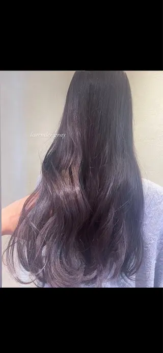 ロング カラー 透明感カラー/韓国 レイヤーmomokaのヘアスタイル