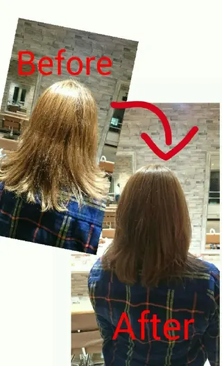 セミロング カラー SAI hairgardenのヘアスタイル