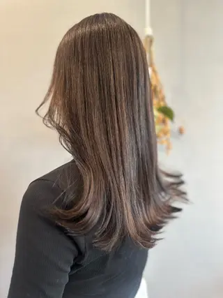 セミロング カラー K Harukaのヘアスタイル