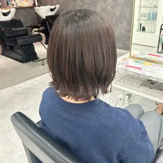 ミディアム 🥀YUIHA🥀 テザインカラー♥のヘアスタイル