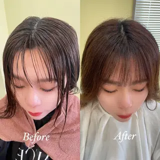 ミディアム ﾅﾂﾐ/韓国ヘア/ レイヤーカット🎀のヘアスタイル
